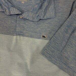 Vineyard Vines Men's Light Blue Polo